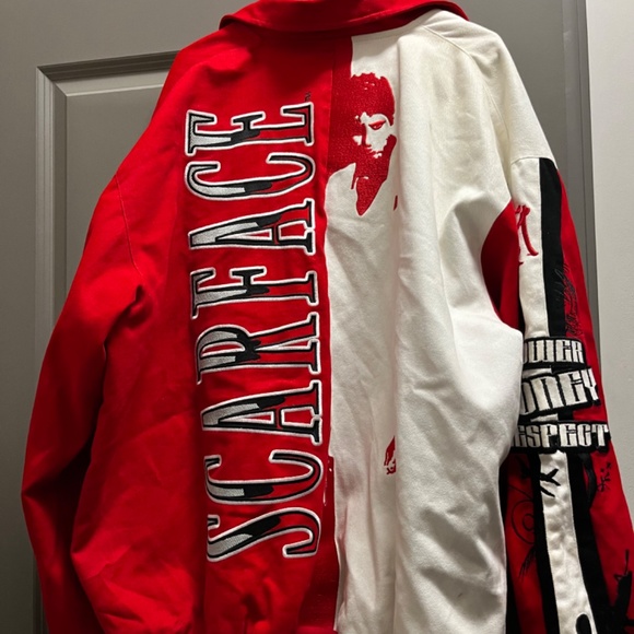 Vintage scar face bomber jacket - Picture 4 of 4